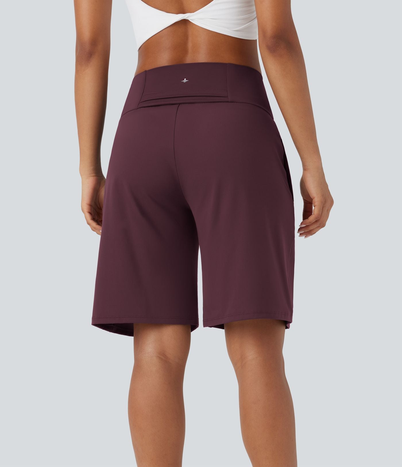 Bermuda SoftlyZero™ Airy de yoga taille haute avec poches multiples et effet frais InstantCool
