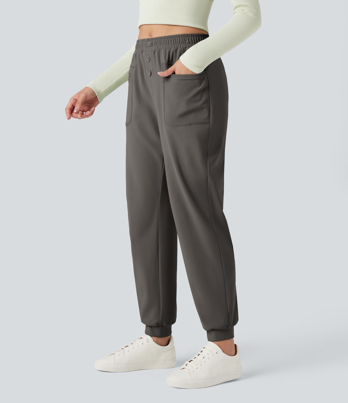 Jogging taille moyenne DayStretch avec poches
