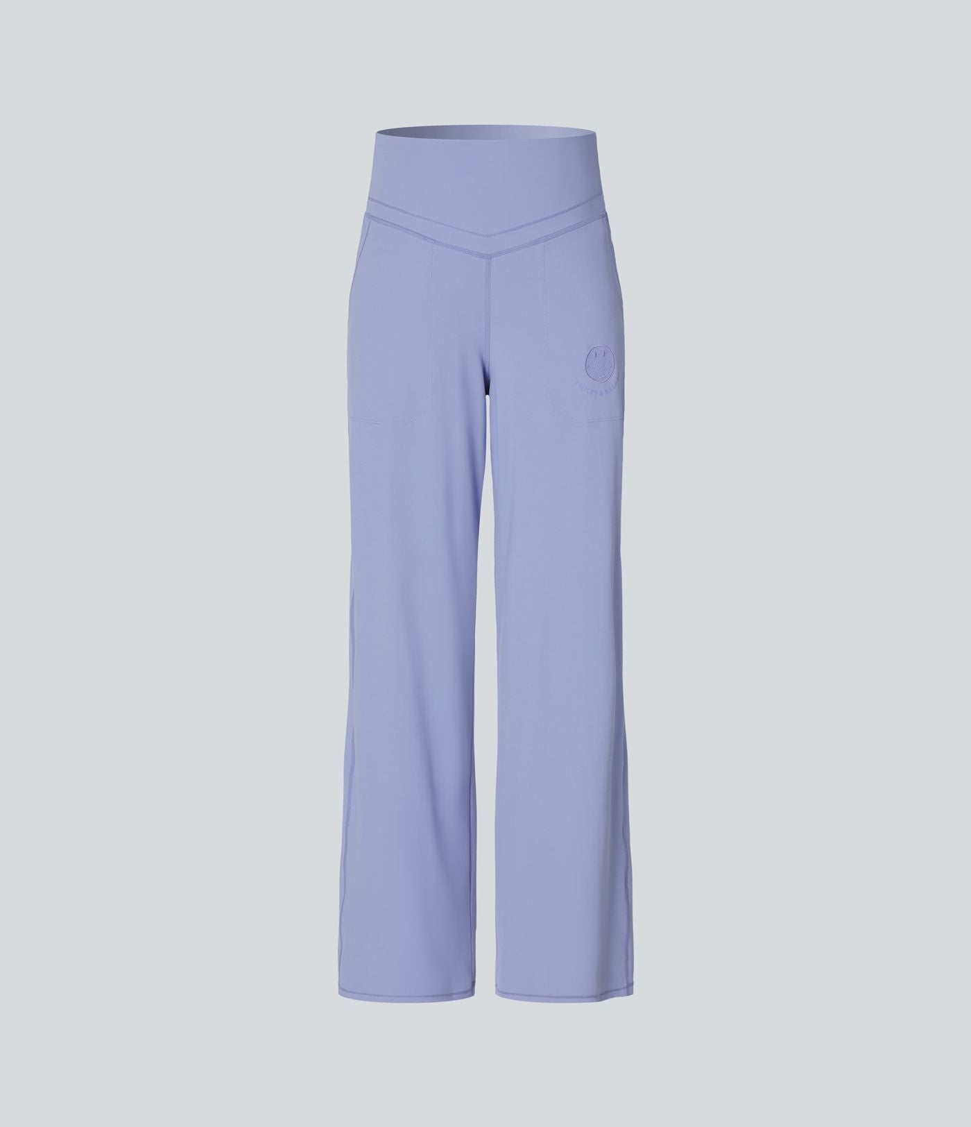 Pantalon de yoga droit Halara X Smiley® Halara UltraSculpt™ taille haute ventre plat avec poches