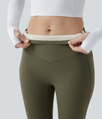 Pantalon de yoga bootcut gainant taille haute extra chaud Halara UltraSculpt™ avec poches