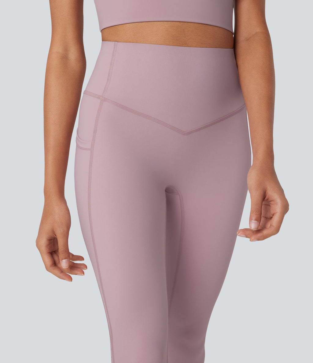 Legging de yoga Halara UltraSculpt™ gainant taille haute perforé Airy effet frais InstantCool et séchage rapide avec poches, protection solaire UPF50+