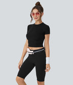 Haut de sport golf SoftlyZero™ Airy à manches courtes à demi-zip et effet frais InstantCool