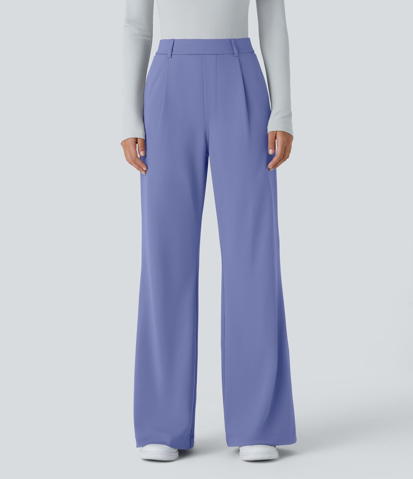 Pantalon tailleur évasé taille haute Halara Flex™ DayStretch avec poches