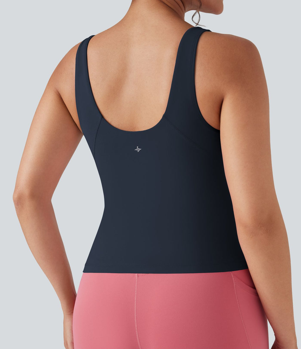 Débardeur de yoga Halara UltraSculpt™ col V profond dos échancré