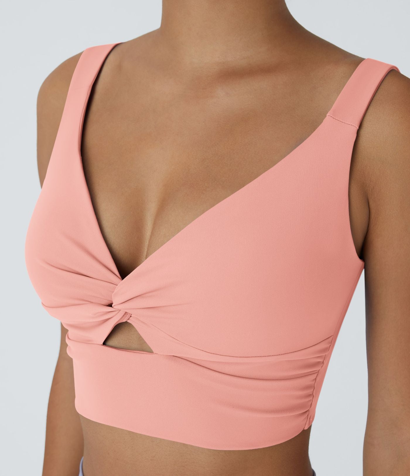 Brassière yoga SoftlyZero™ Airy maintien léger découpes effet frais InstantCool, bonnets A-D, protection solaire UPF50+