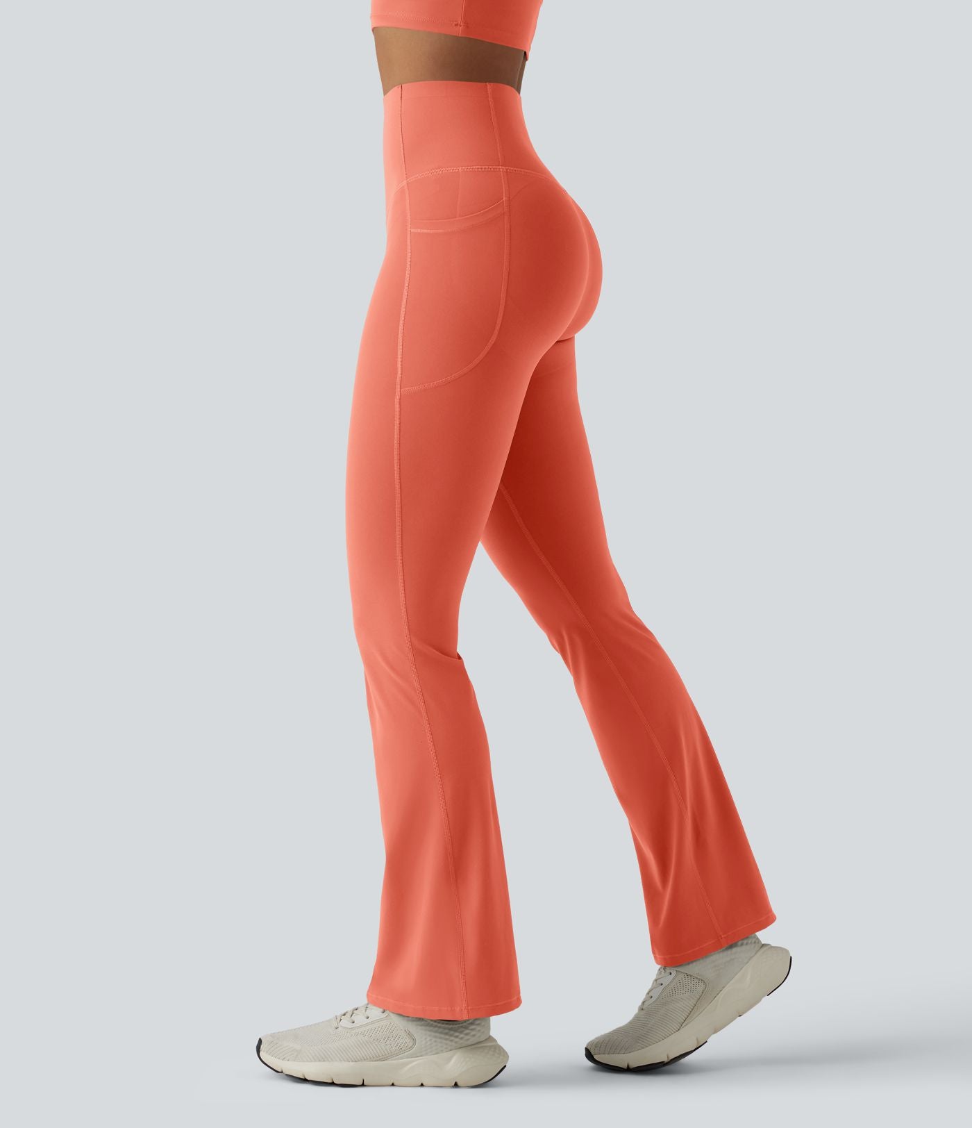 Legging de yoga bootcut Halara UltraSculpt™ taille haute push-up gainant avec poches