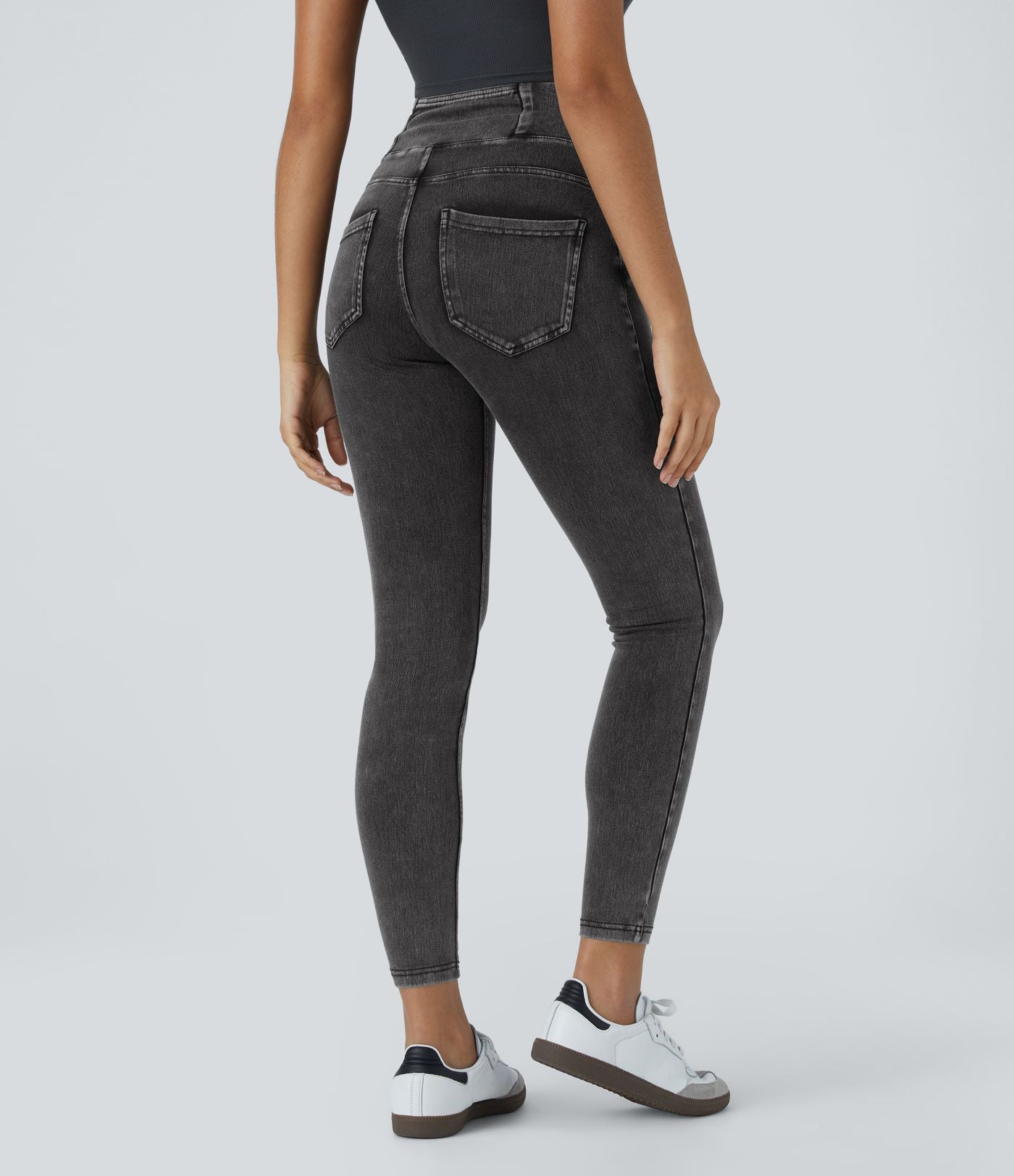 Halara Flex™ Jegging Travail Taille Haute Croisé Poches Multiples Tricot Extensible