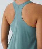 Robe décontractée mi-longue Breezeful™ dos nageur poche latérale fluide asymétrique séchage rapide A-C