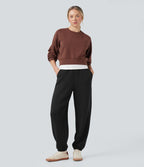 Joggers décontractés SpacerTek™ taille mi-haute avec cordon de serrage et poches