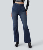 Legging denim bootcut Halara Flex™ gainant effet push-up taille haute avec poches