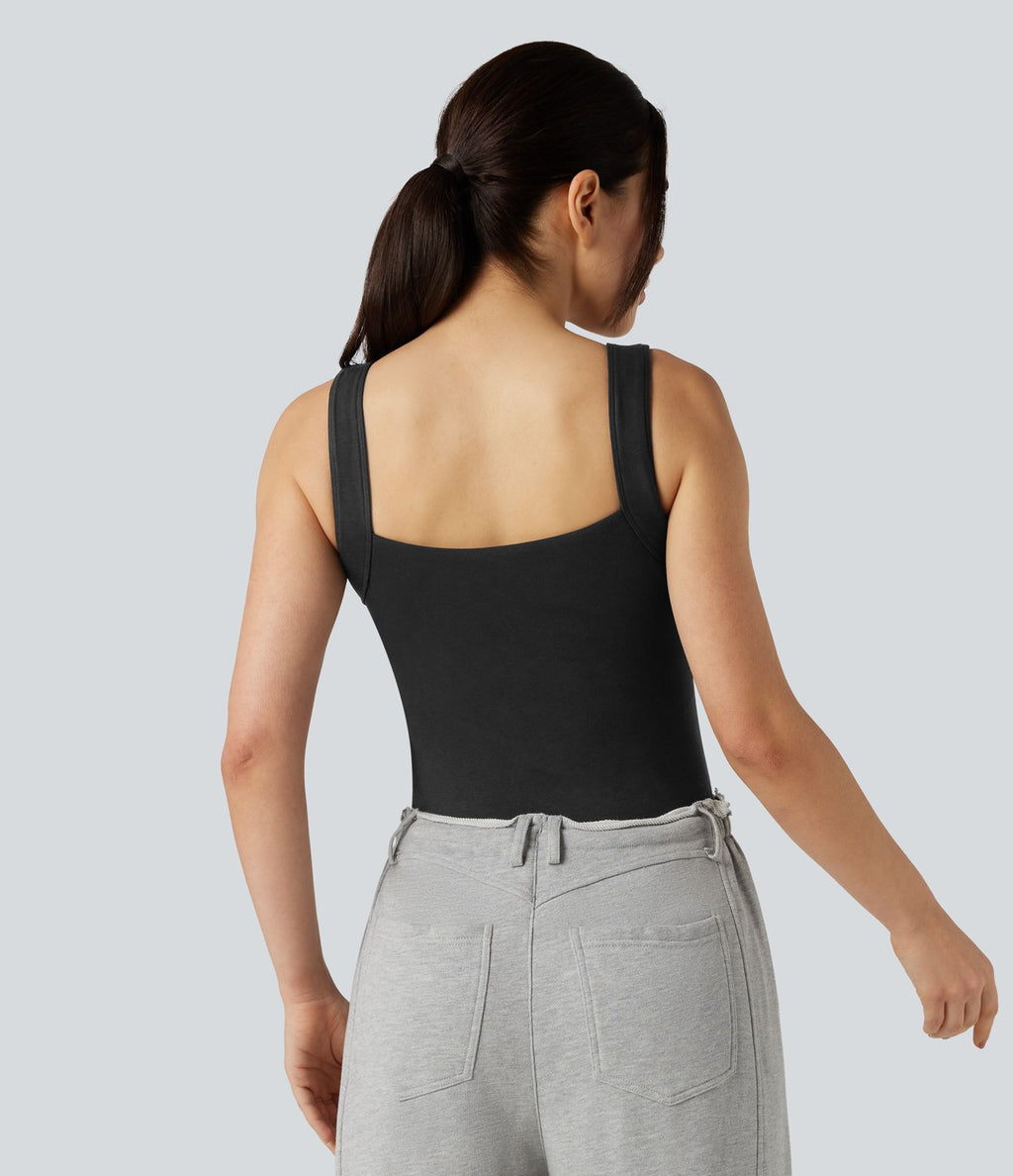 Débardeur chaud décolleté carré