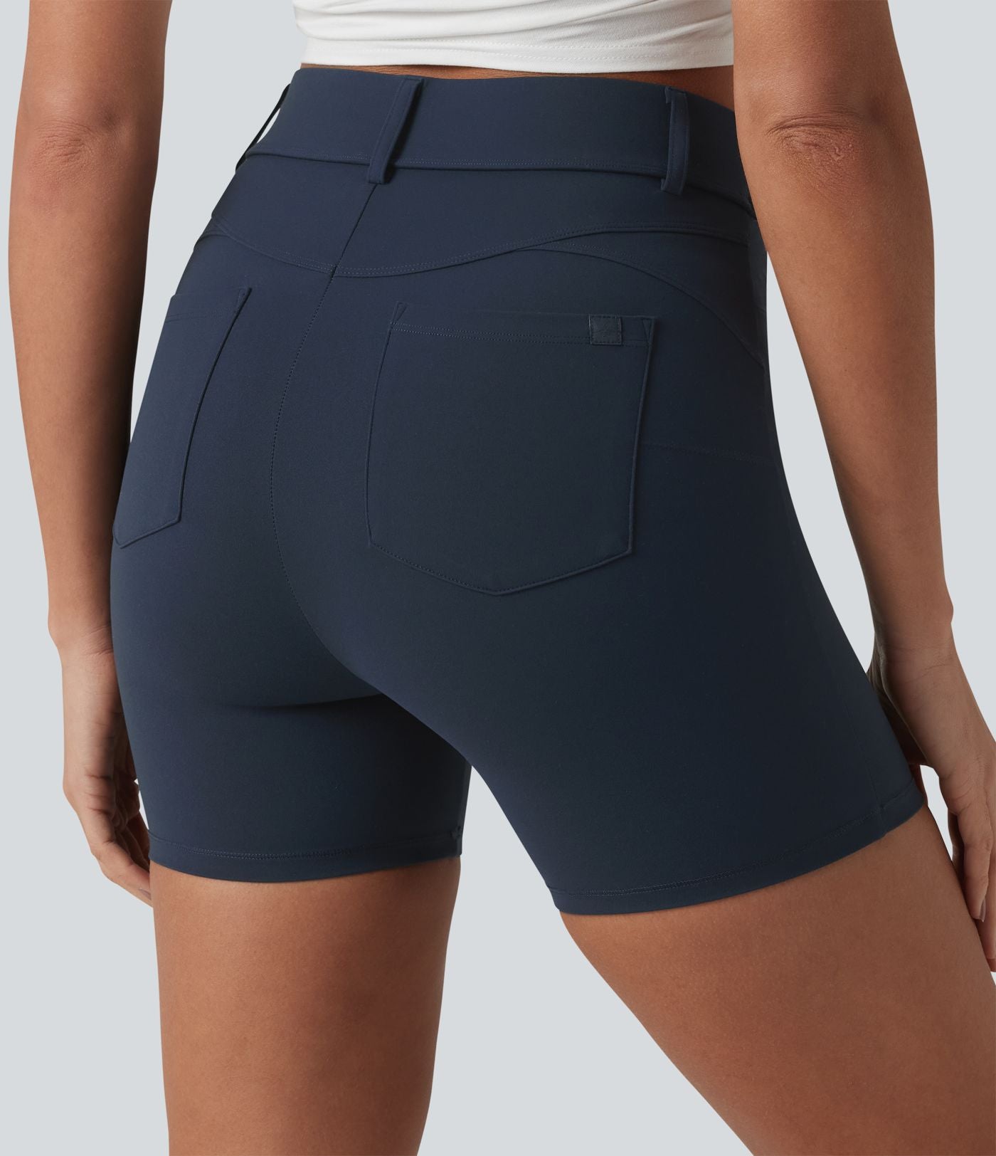 Halara UltraSculpt™ Cycliste casual 12,5 cm taille haute avec poches