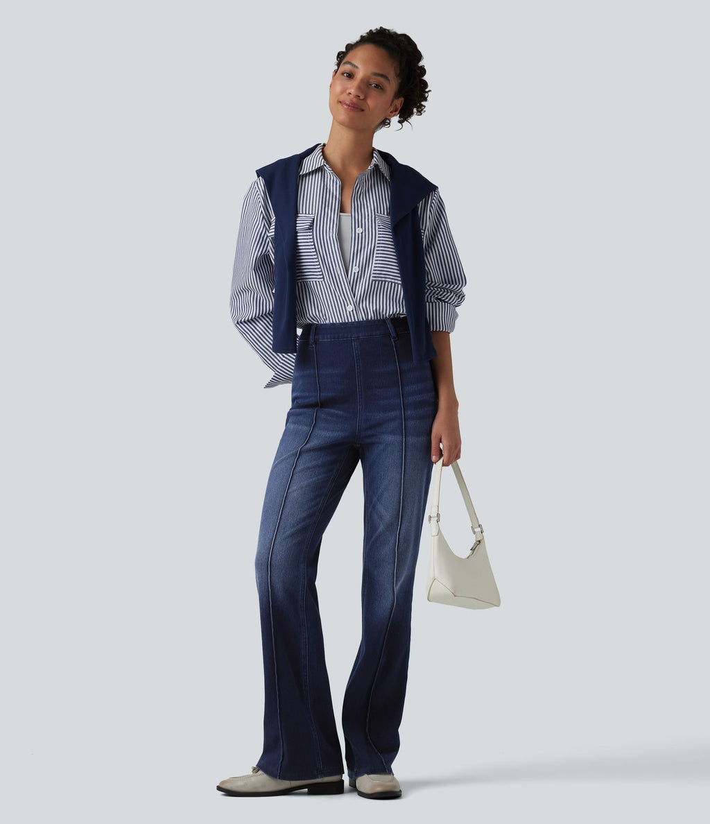 Jean bootcut tailleur Halara Flex™ taille haute avec poches