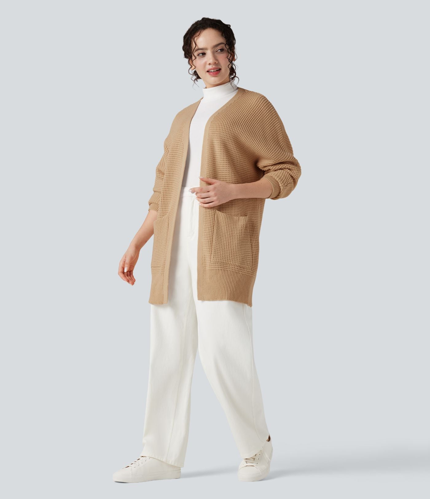Cardigan manches longues avec poches