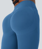 Legging d'entraînement gainant galbant taille haute avec effet scrunch et poches Halara UltraSculpt™