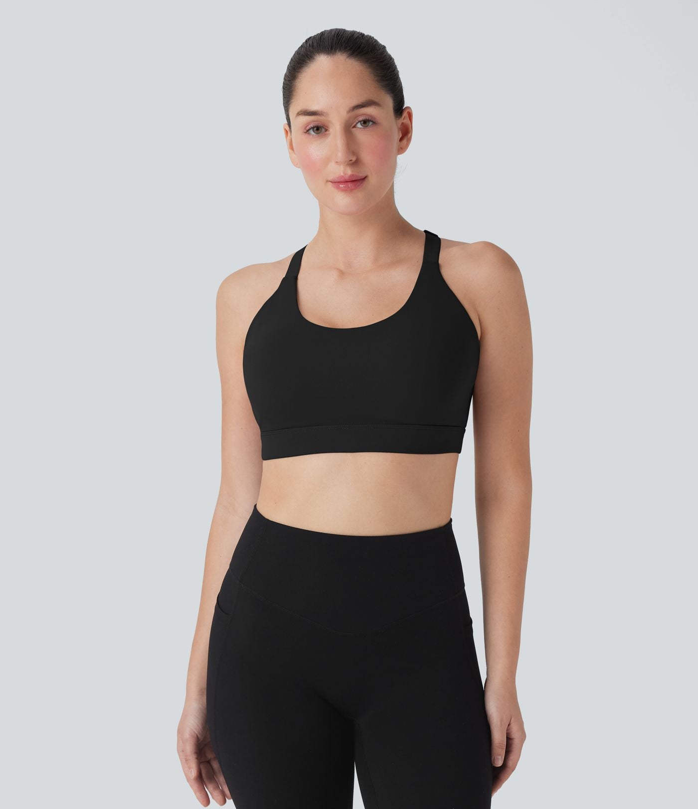 Brassière d'entraînement SpeedWave™ maintien moyen coques moulées perforée crochet ajustable séchage rapide E-G