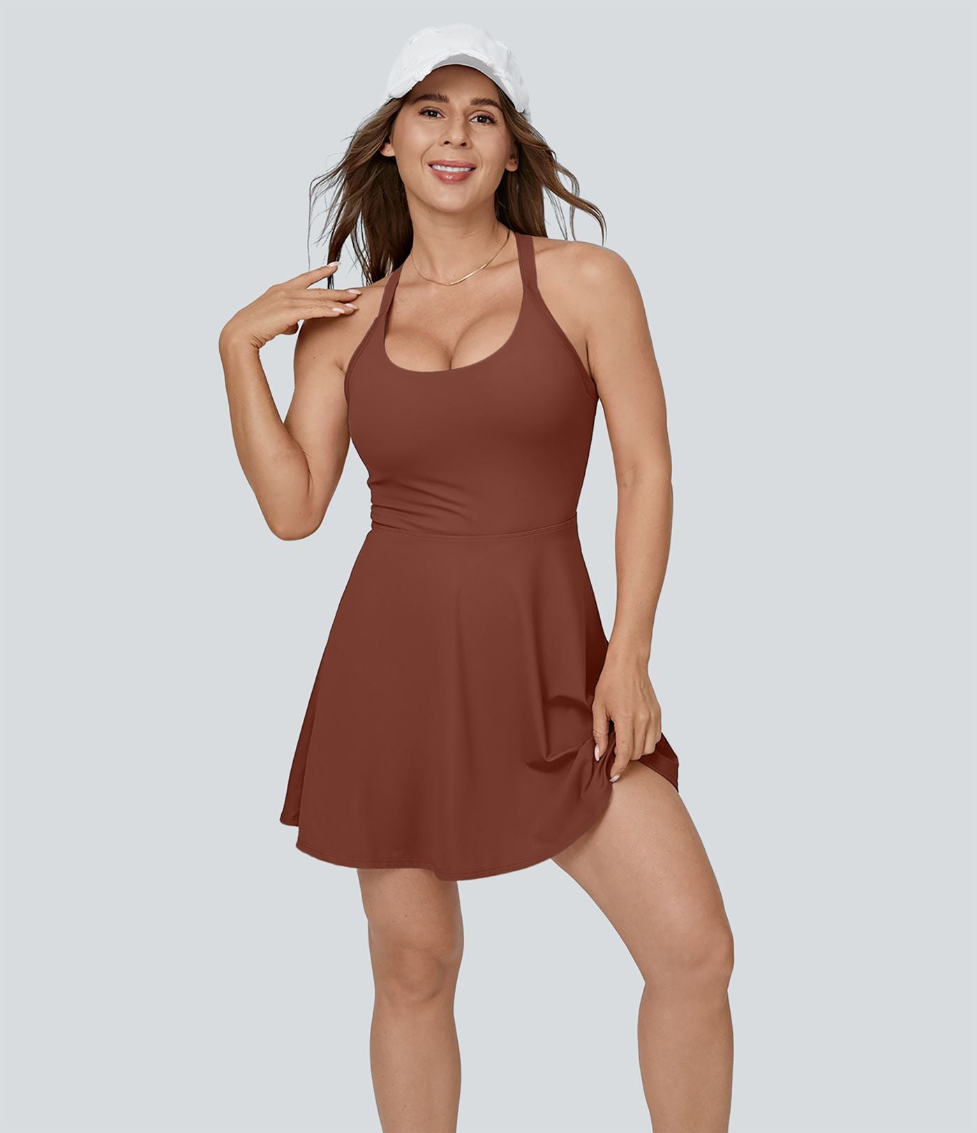 Robe de sport danse mini évasée E-G