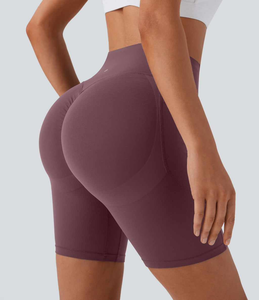Legging de yoga gainant taille haute chiné à séchage rapide avec poches Halara UltraSculpt™