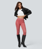 Halara Flex™ Jegging Casual Tricot Extensible Coloré Taille Haute Poches Arrière Latérales
