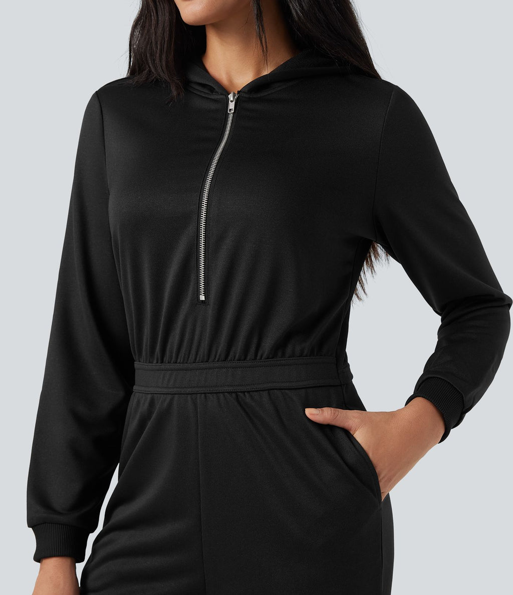 Combinaison jogging à capuche manches longues avec poches - Édition Easy Peasy