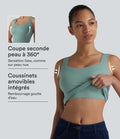 Débardeur casual avec soutien-gorge intégré bonnets B-E