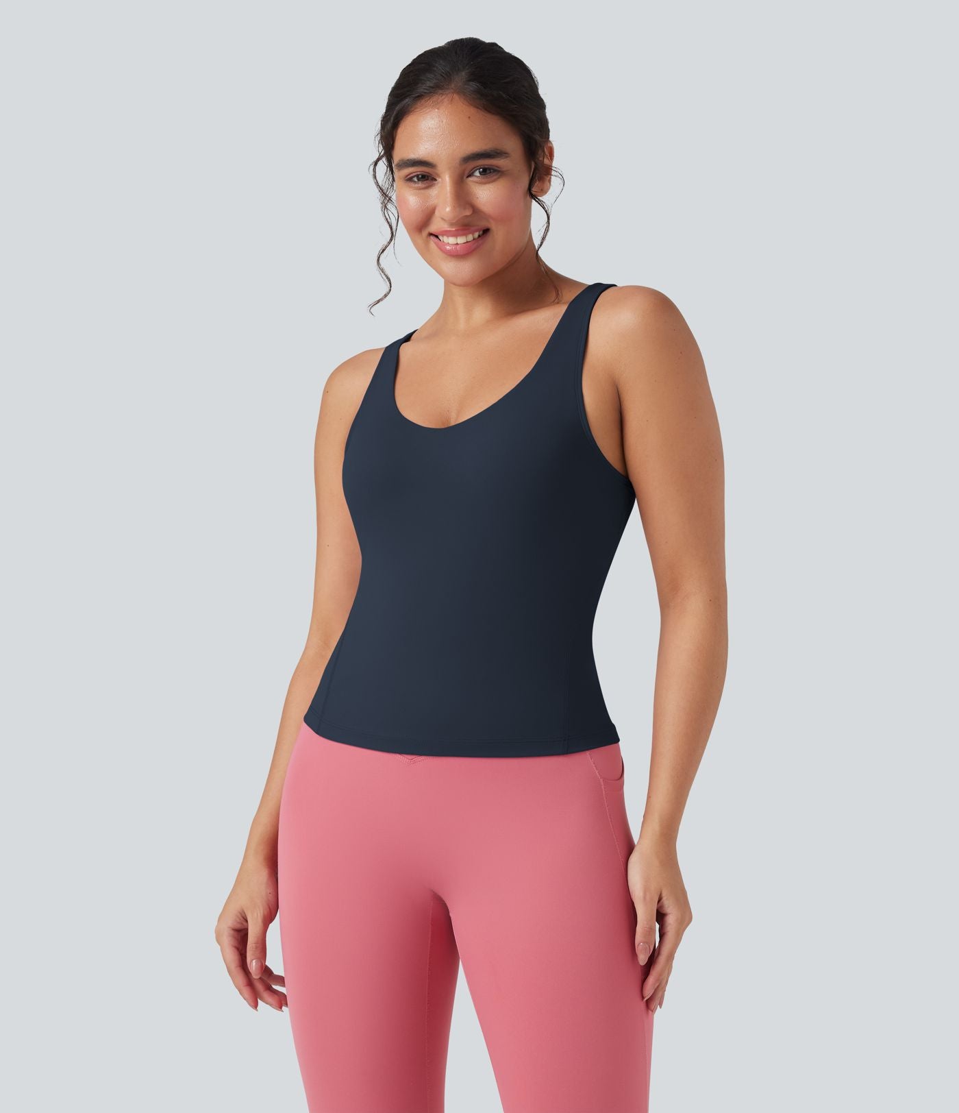 Débardeur de yoga Halara UltraSculpt™ col V profond dos échancré