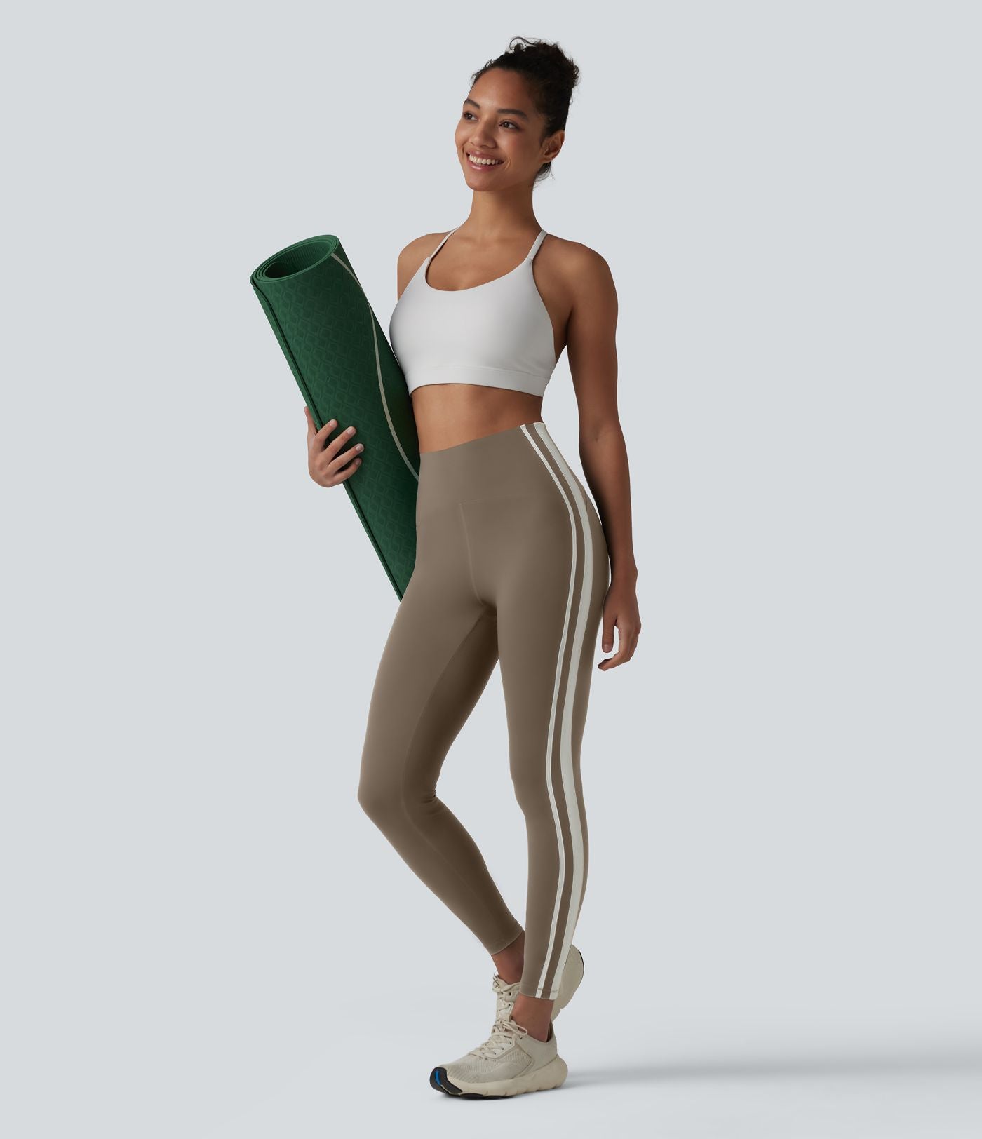 Halara Ultrasculpt™ Legging ventre plat yoga 7/8 taille haute bande latérale
