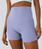 Short cycliste d'entraînement gainant taille haute UltraSculpt™ SoCinched à poches latérales 12,5 cm