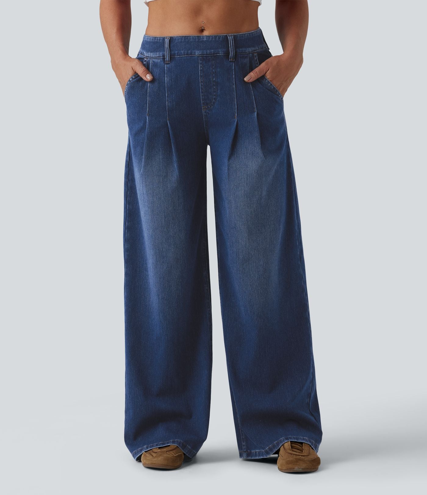 Jean large Halara Flex™ taille mi-haute avec poches