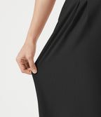 Pantalon tailleur cropped Halara Flex™ taille haute jambes larges en gaufré avec poches