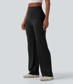 Pantalon droit décontracté gainant à séchage rapide effet frais InstantCool taille haute avec poches