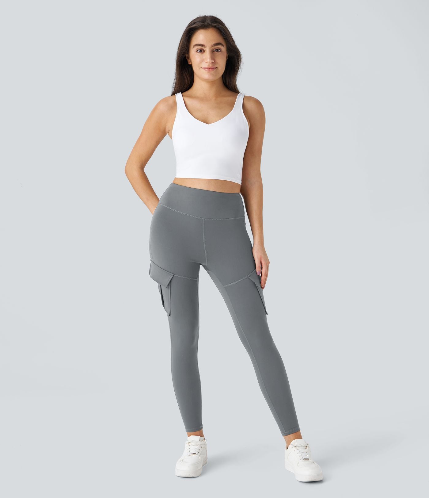 Legging yoga ajusté cargo taille haute DayStretch avec poches