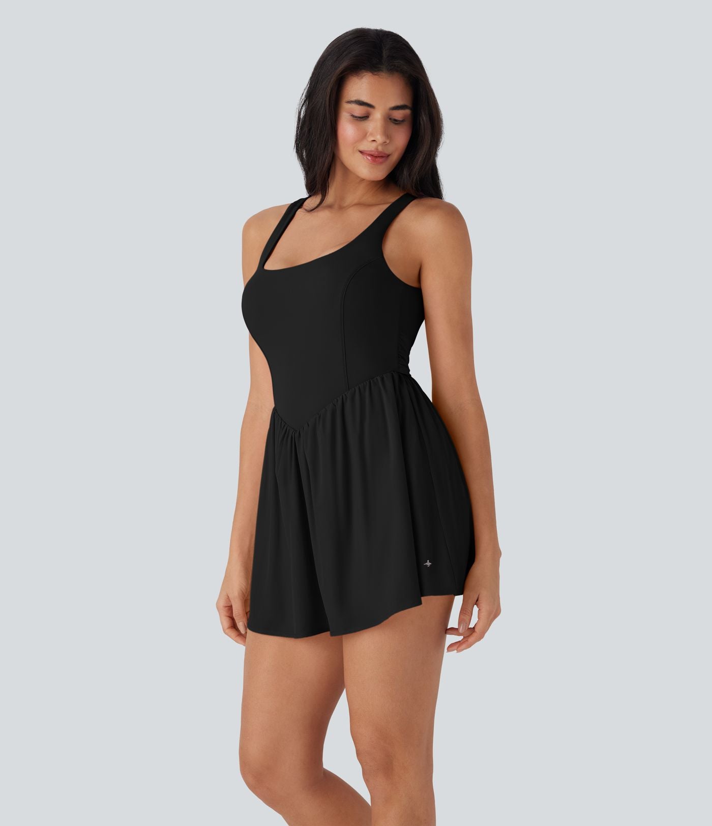 Robe active danse mini 2-en-1 Breezeful™ dos nu avec liens dos séchage rapide et poche latérale - Édition Easy Peasy