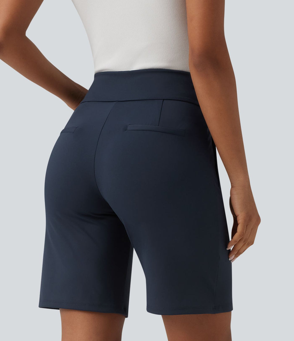Short tailleur DayStretch ample taille haute avec poches