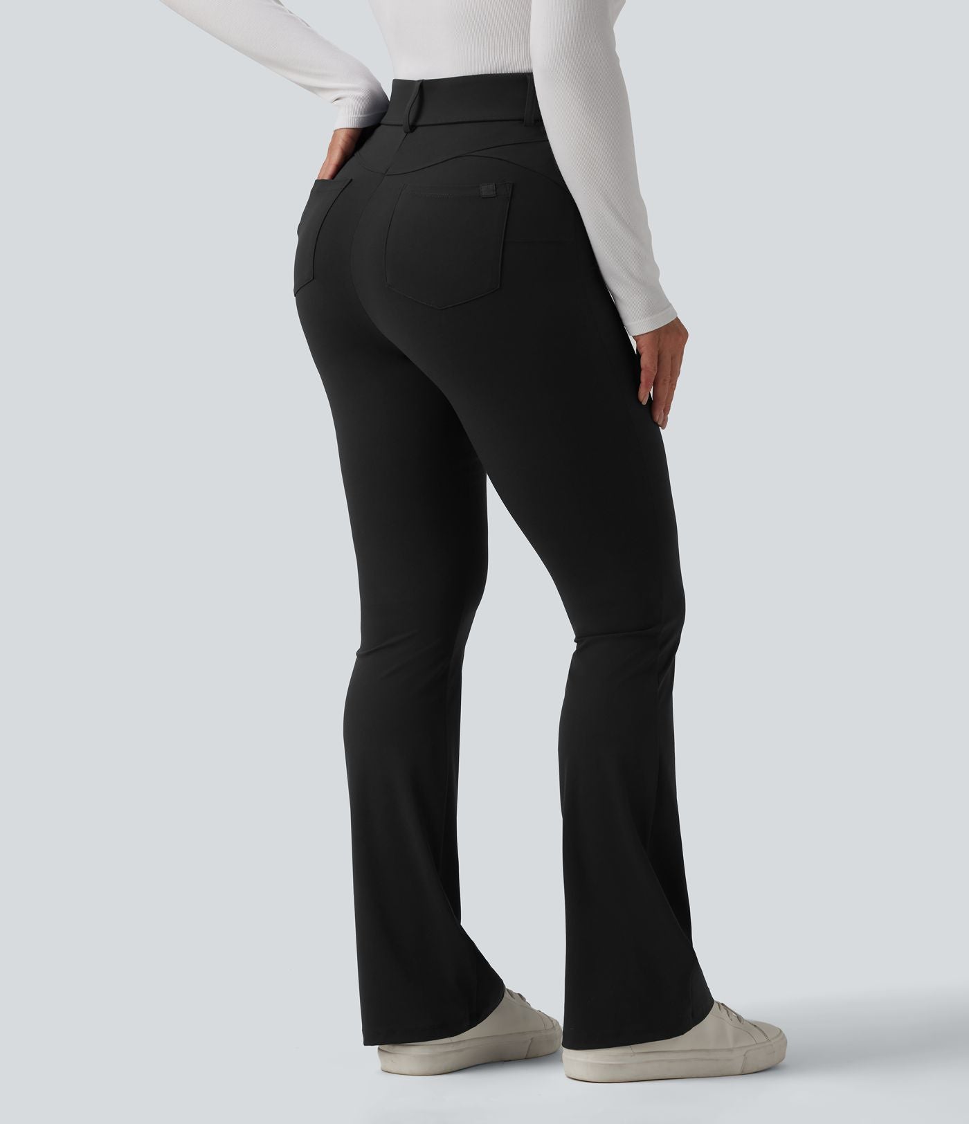 Legging décontracté bootcut Halara UltraSculpt™ taille haute avec poches