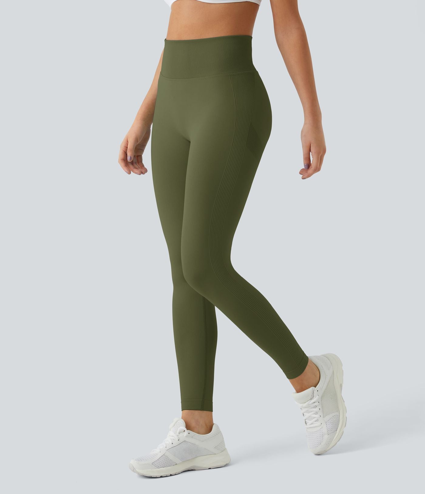 Legging push-up taille haute froncé sans couture OneForm Seamless Flow