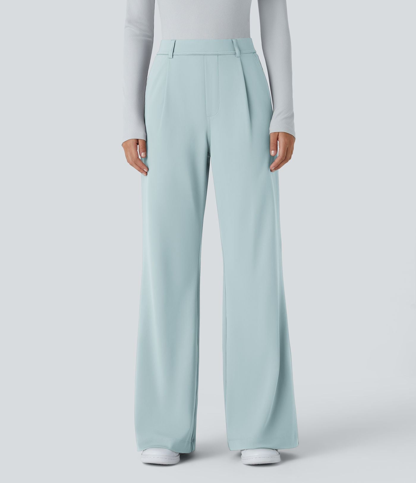 Pantalon tailleur évasé taille haute Halara Flex™ DayStretch avec poches