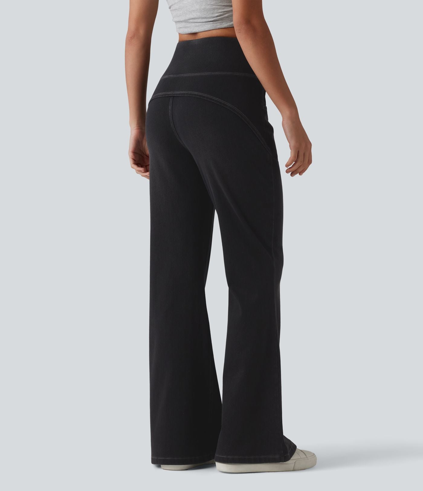 Jean évasé taille haute Halara Flex™ avec poches