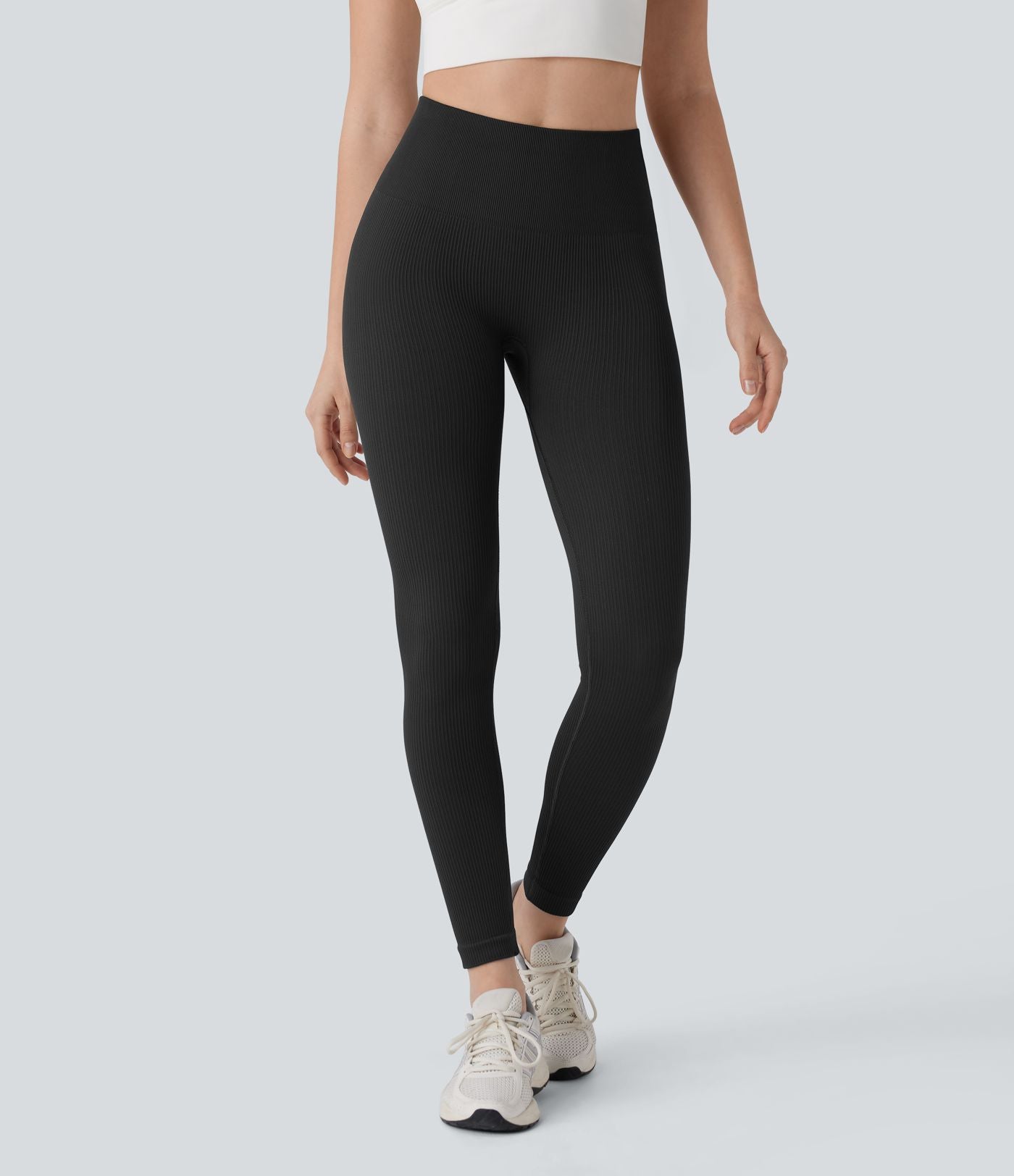 Legging de yoga 7/8 sans couture Seamless gainant et sculptant à taille haute