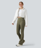 Pantalon de yoga bootcut gainant taille haute extra chaud Halara UltraSculpt™ avec poches