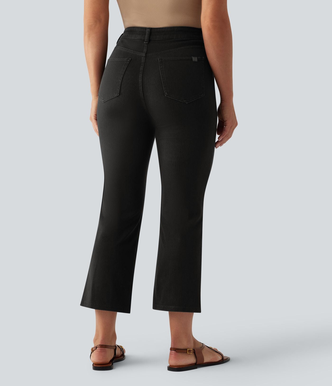 Halara Flex™ Jean bootcut casual taille mi-haute avec poches