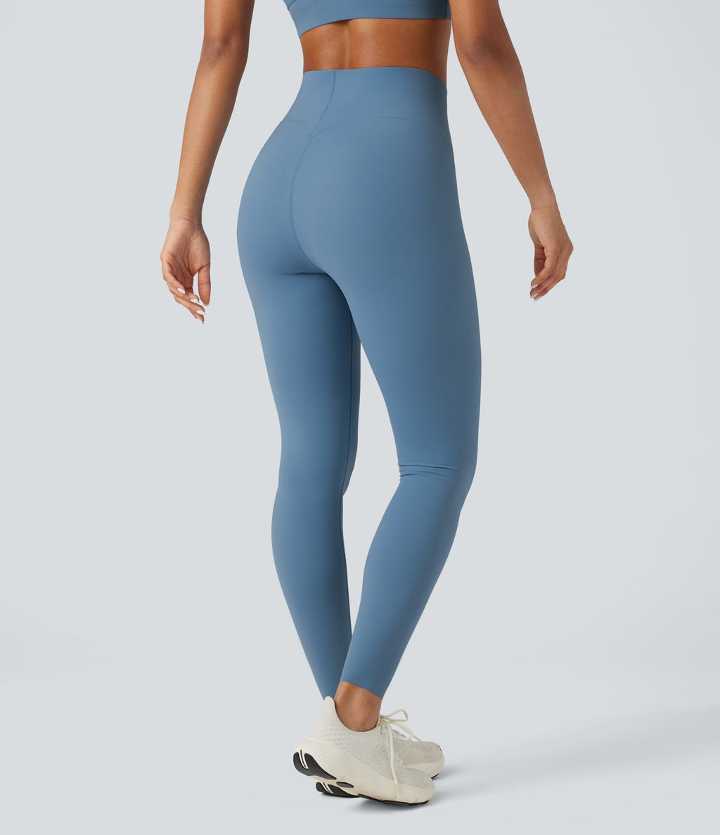 Legging 7/8 d'entraînement gainant taille haute avec ceinture en V Halara UltraSculpt™