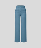 Pantalon taille haute coupe droite DayStretch avec poches