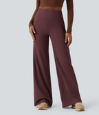 Pantalon yoga large gainant taille haute DayStretch avec poches