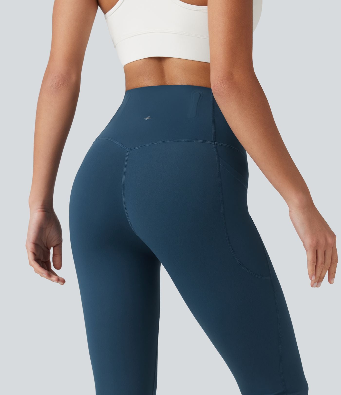 Legging corsaire de sport gainant Halara UltraSculpt™ taille haute, anti-roulis et gainant, avec poches