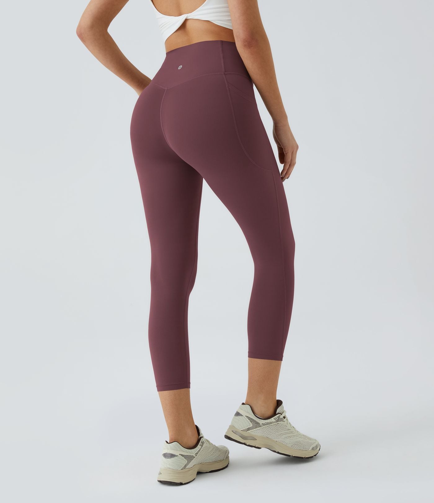 Legging corsaire d'entraînement gainant taille haute avec poches Halara UltraSculpt™