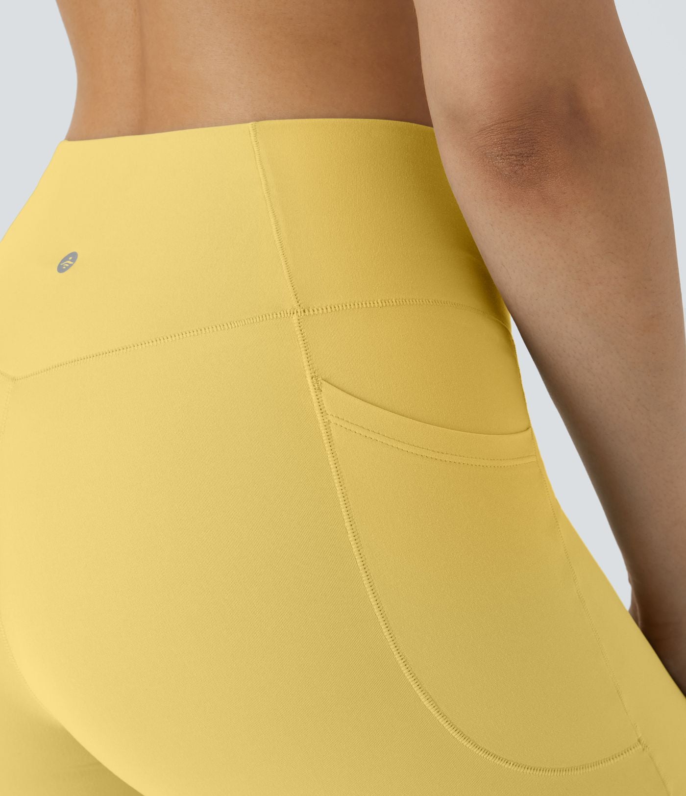 Softlyzero™ Short 17,5cm Yoga Taille Haute Crossover avec Poches Latérales