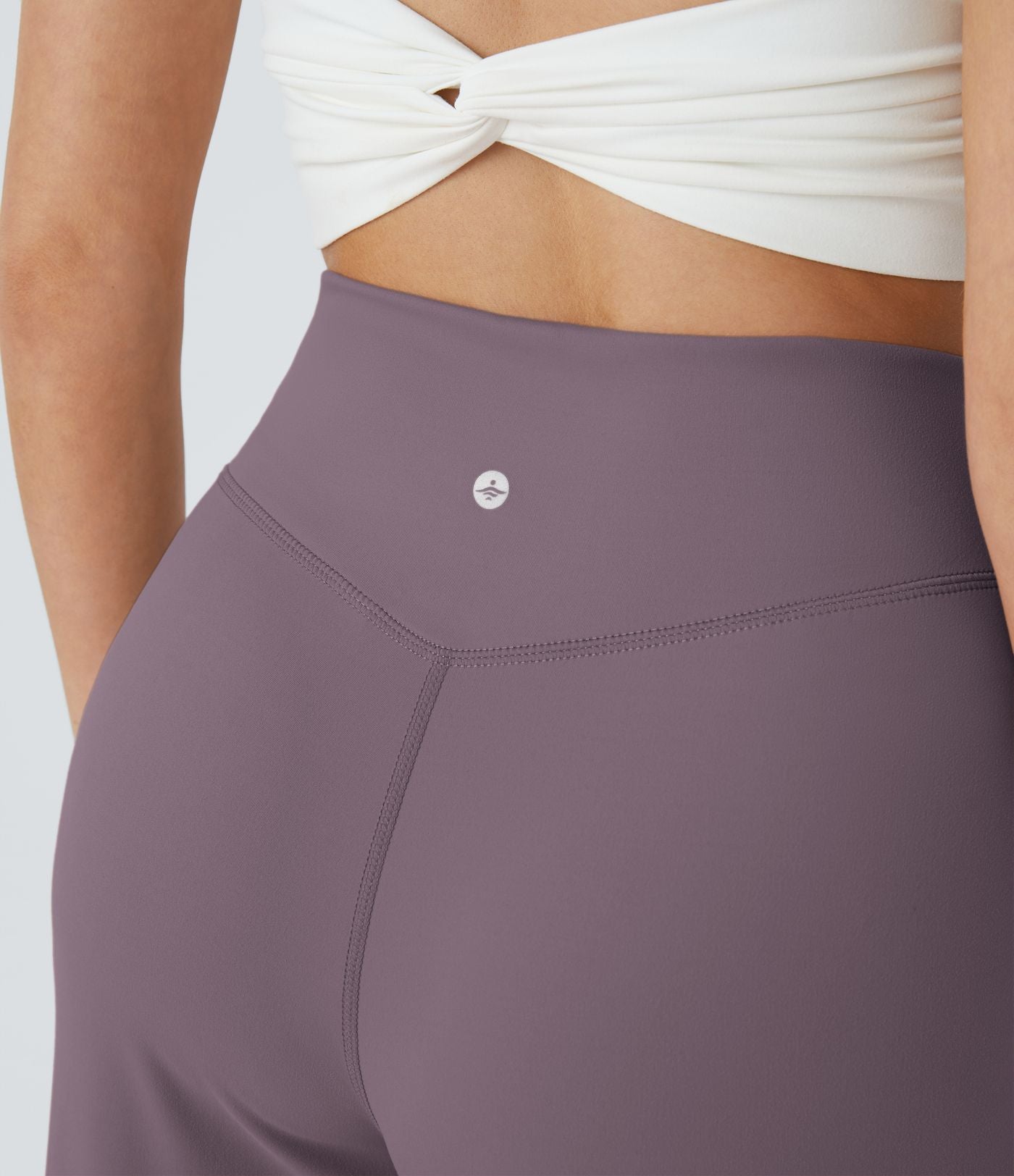 Pantalon yoga large croisé avec ourlet et poches DayStretch - Smile