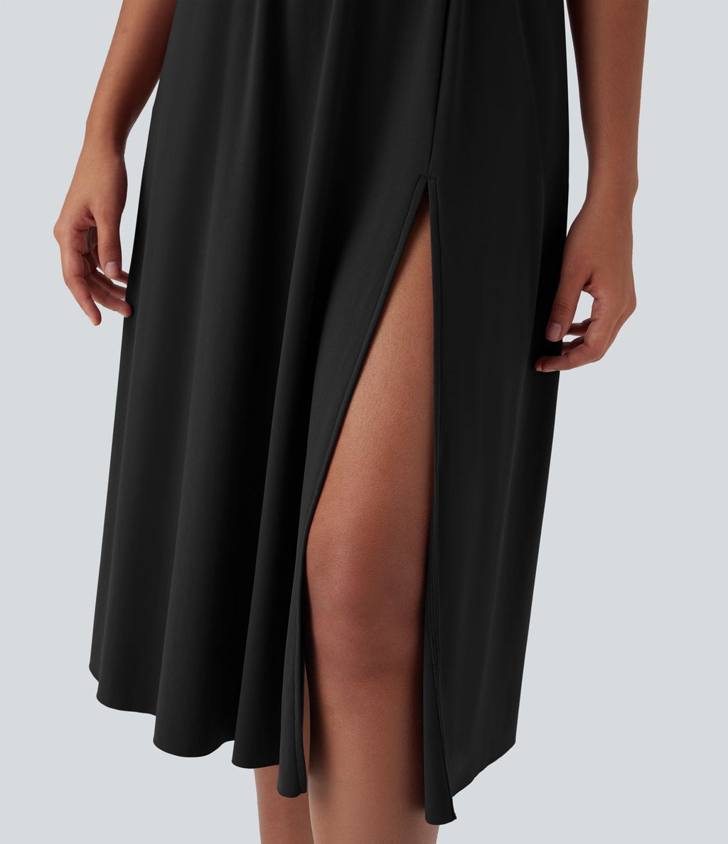 Robe décontractée mi-longue SoftlyZero™ Airy avec coques et effet frais InstantCool avec poches, bonnets E-G