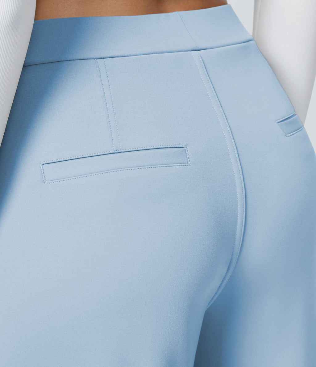 Pantalon tailleur Halara Flex™ DayStretch coupe droite taille haute avec poches